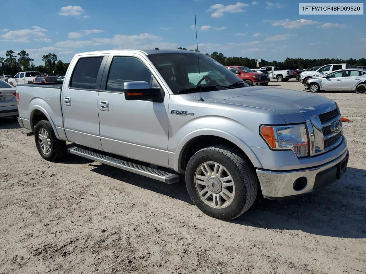 2011 Ford F150 Supercrew VIN: 1FTFW1CF4BFD09520 Lot: 73422904