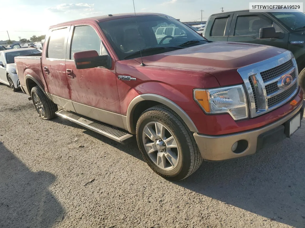 2011 Ford F150 Supercrew VIN: 1FTFW1CF7BFA19529 Lot: 73578114