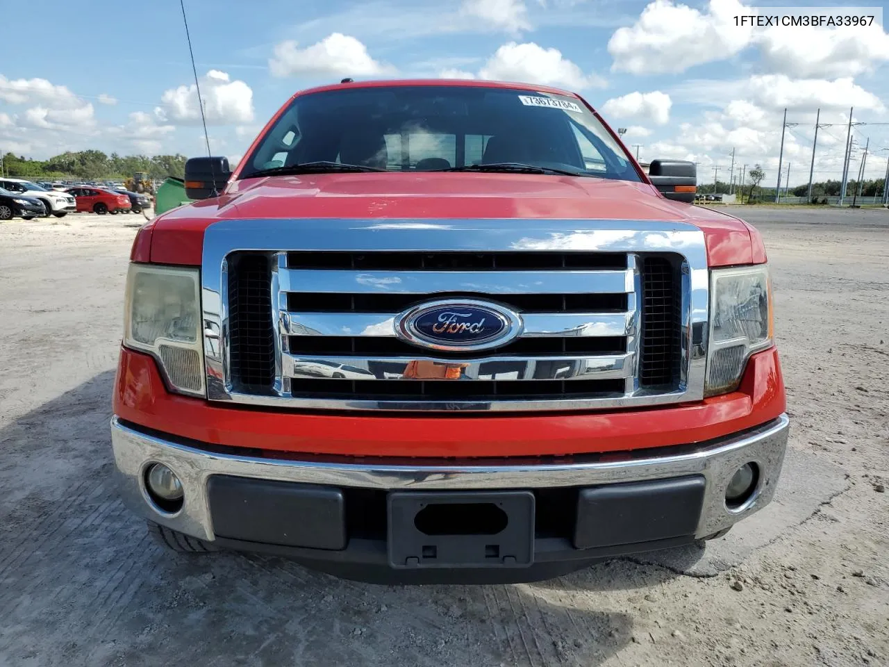 1FTEX1CM3BFA33967 2011 Ford F150 Super Cab