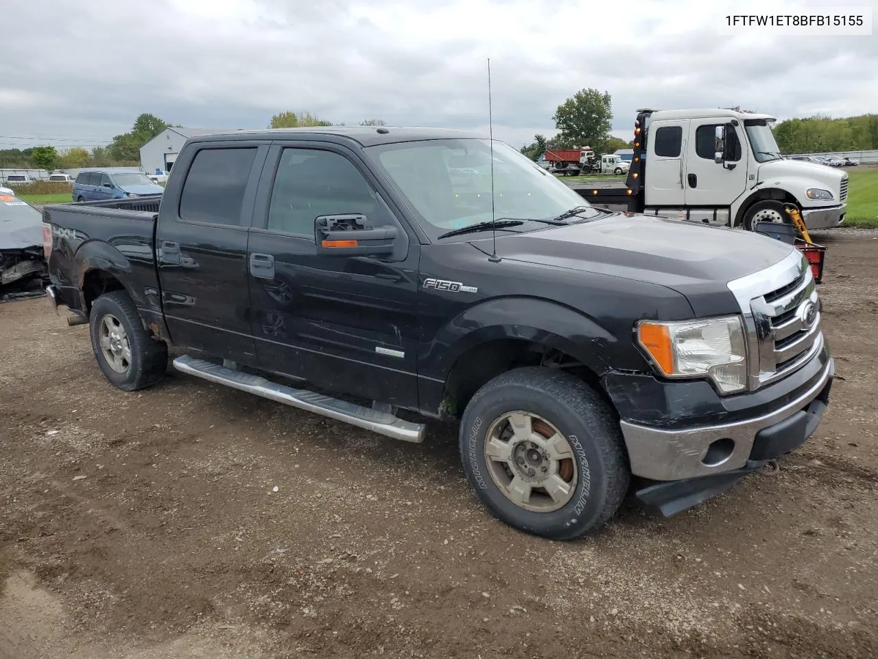 1FTFW1ET8BFB15155 2011 Ford F150 Supercrew