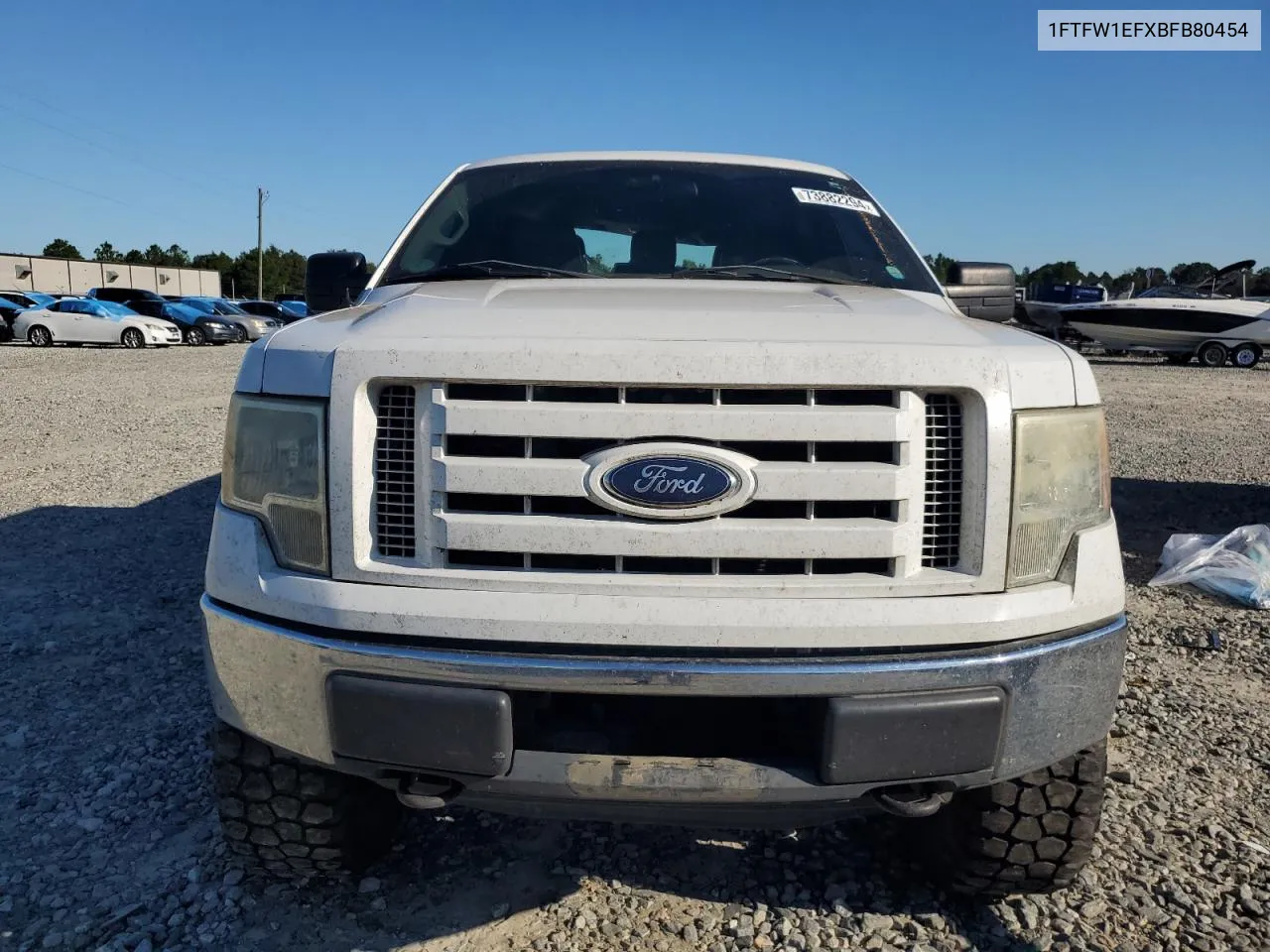 2011 Ford F150 Supercrew VIN: 1FTFW1EFXBFB80454 Lot: 73882294