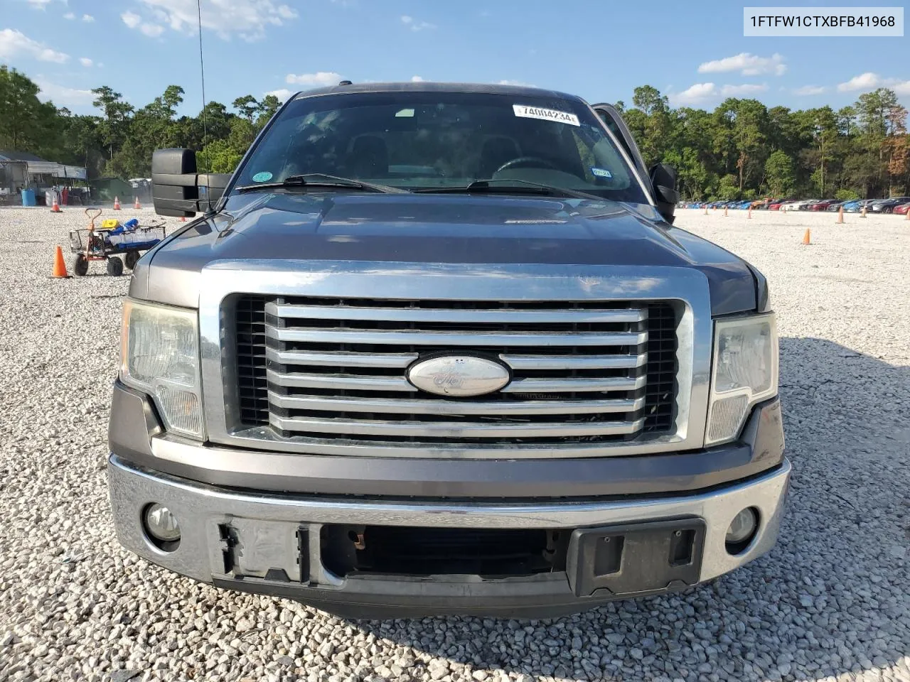 2011 Ford F150 Supercrew VIN: 1FTFW1CTXBFB41968 Lot: 74004234