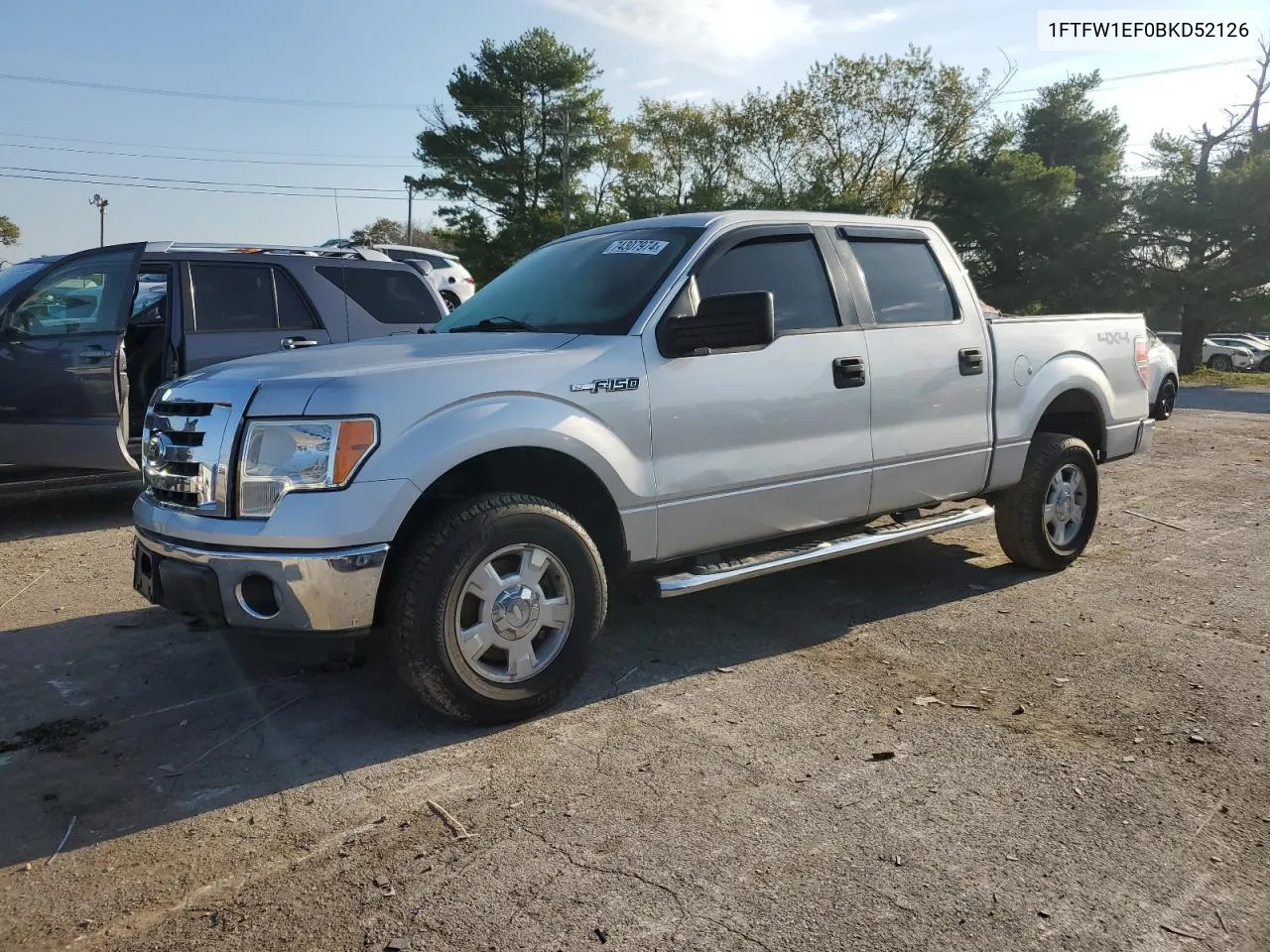 2011 Ford F150 Supercrew VIN: 1FTFW1EF0BKD52126 Lot: 74307974