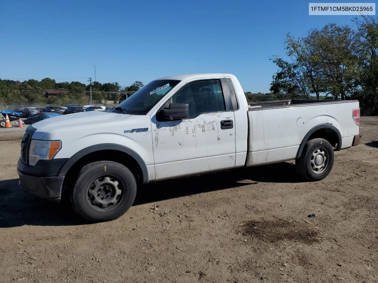 2011 Ford F150 VIN: 1FTMF1CM5BKD25965 Lot: 74573754