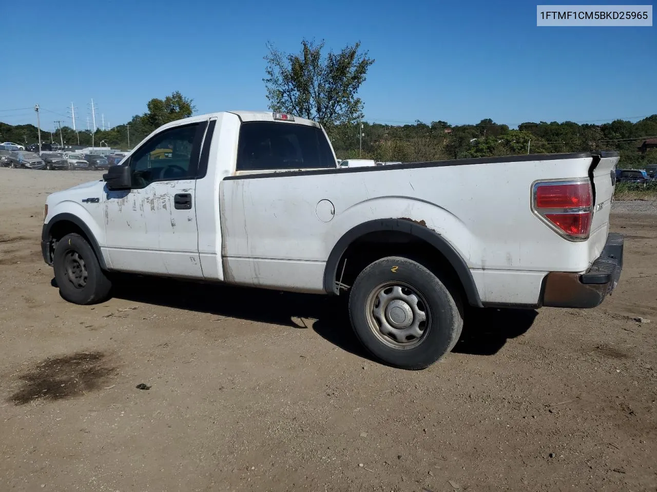 2011 Ford F150 VIN: 1FTMF1CM5BKD25965 Lot: 74573754