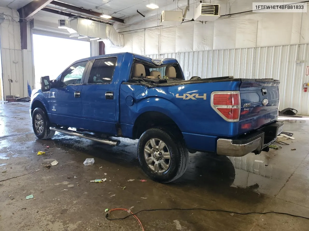 1FTFW1ET4BFB81833 2011 Ford F150 Supercrew