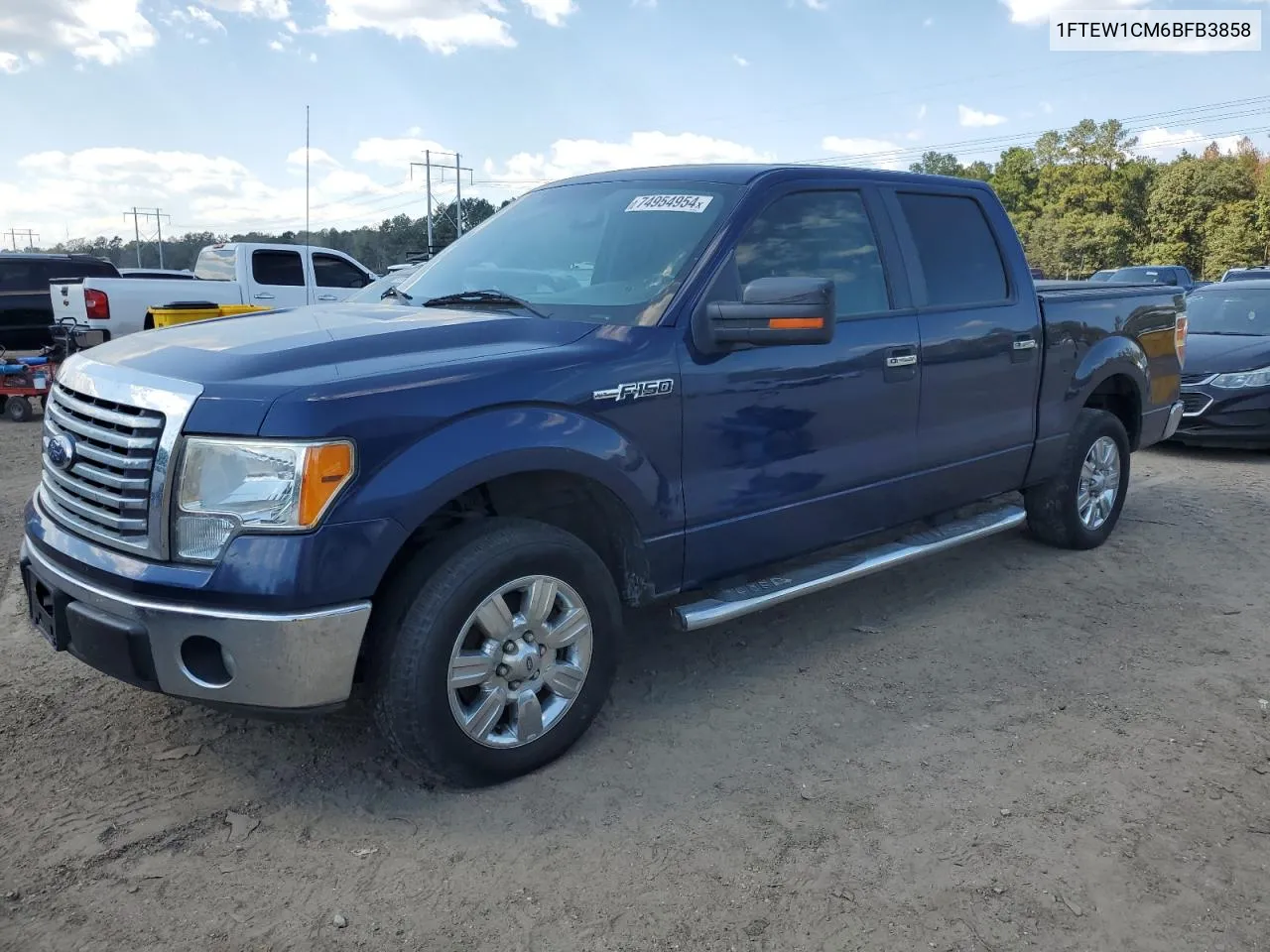 1FTEW1CM6BFB3858 2011 Ford F150 Supercrew