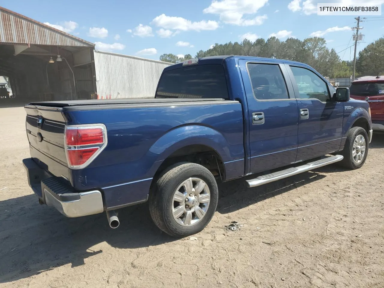 2011 Ford F150 Supercrew VIN: 1FTEW1CM6BFB3858 Lot: 74954954