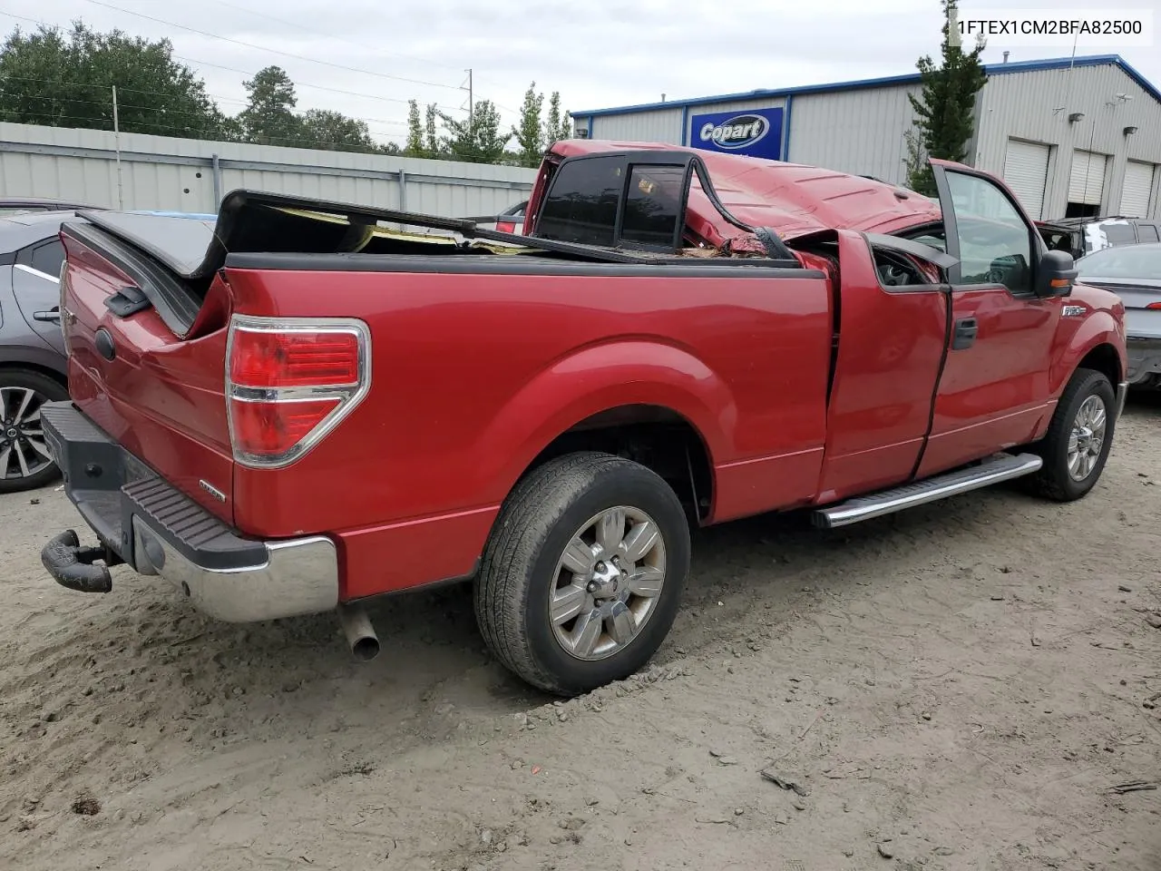 2011 Ford F150 Super Cab VIN: 1FTEX1CM2BFA82500 Lot: 75192794