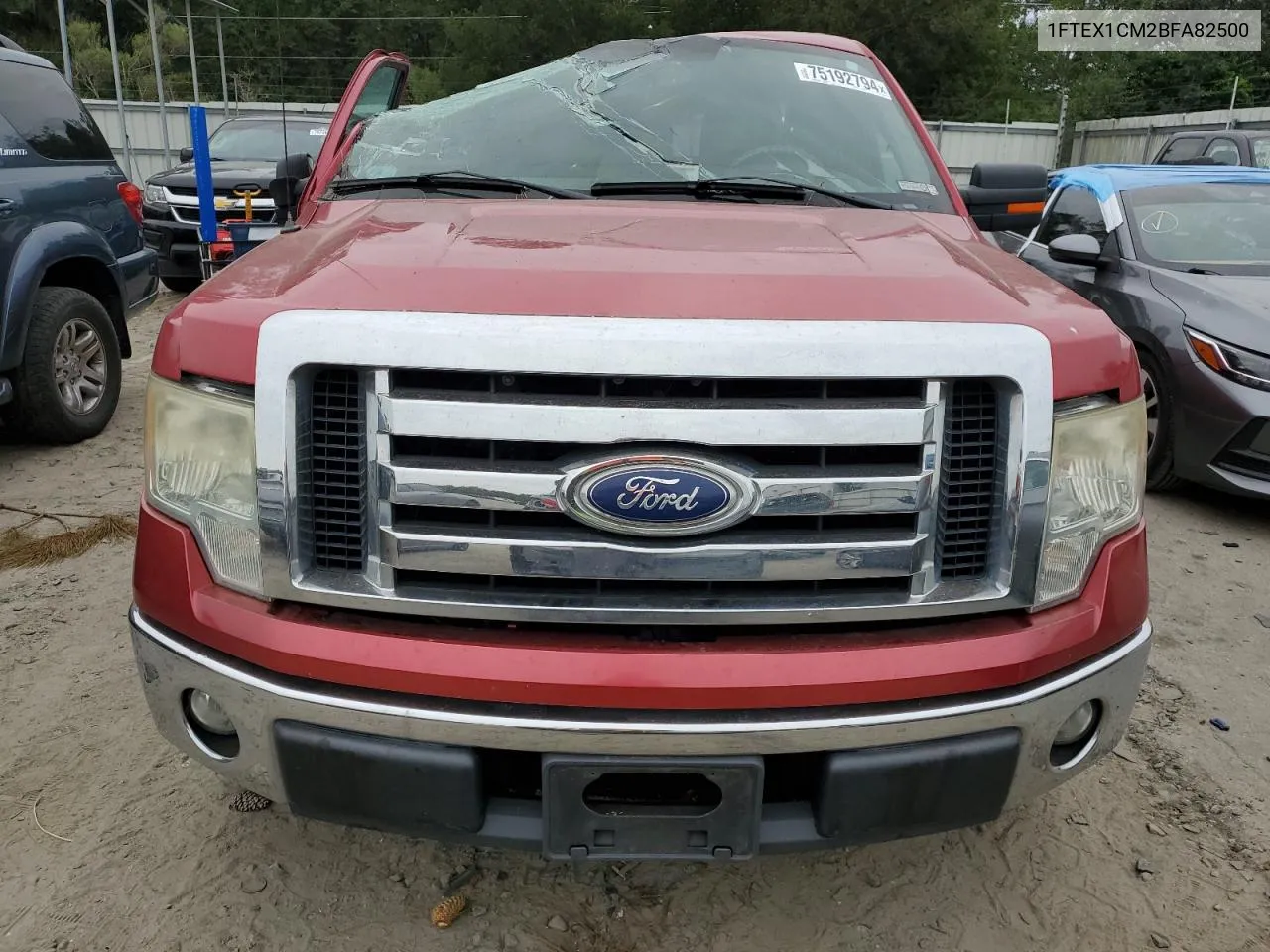 1FTEX1CM2BFA82500 2011 Ford F150 Super Cab