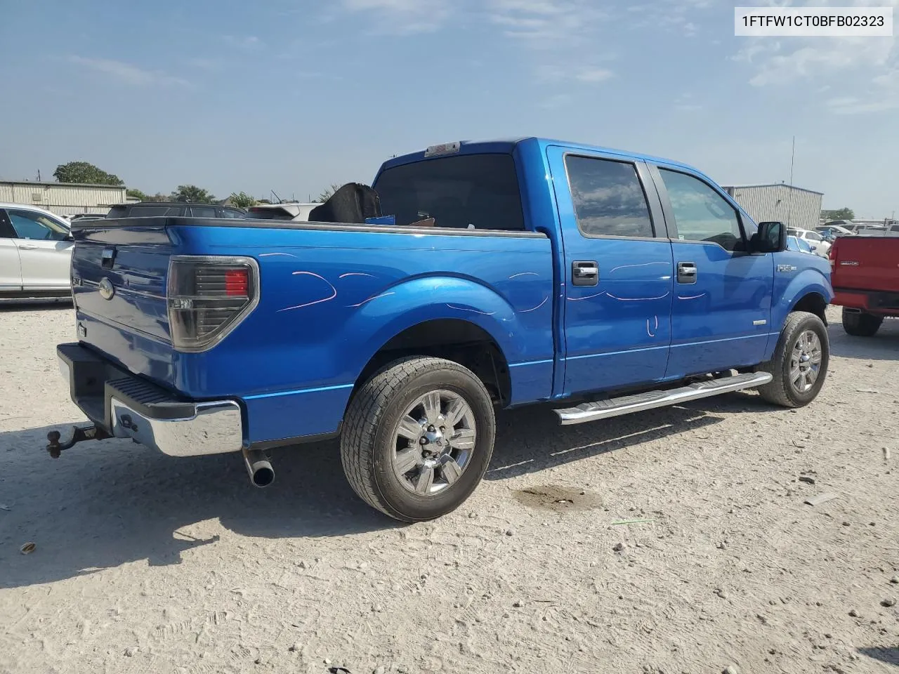 2011 Ford F150 Supercrew VIN: 1FTFW1CT0BFB02323 Lot: 75243564