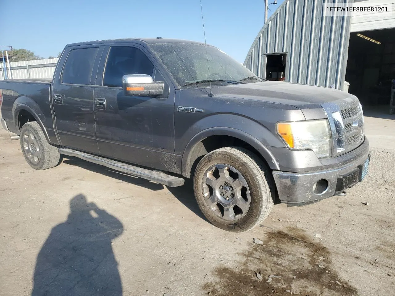 2011 Ford F150 Supercrew VIN: 1FTFW1EF8BFB81201 Lot: 75421194