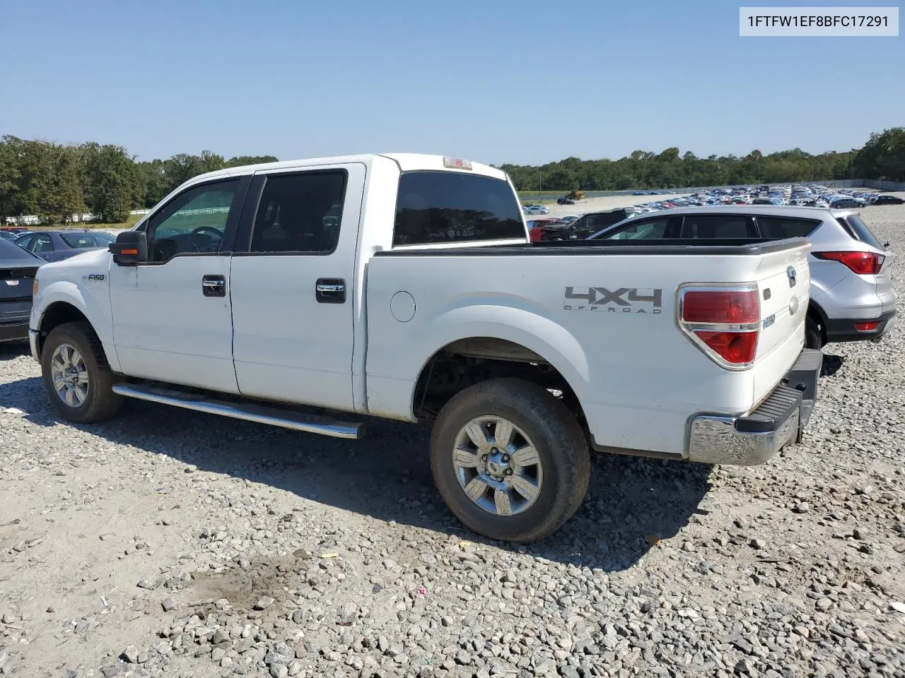 2011 Ford F150 Supercrew VIN: 1FTFW1EF8BFC17291 Lot: 75638044