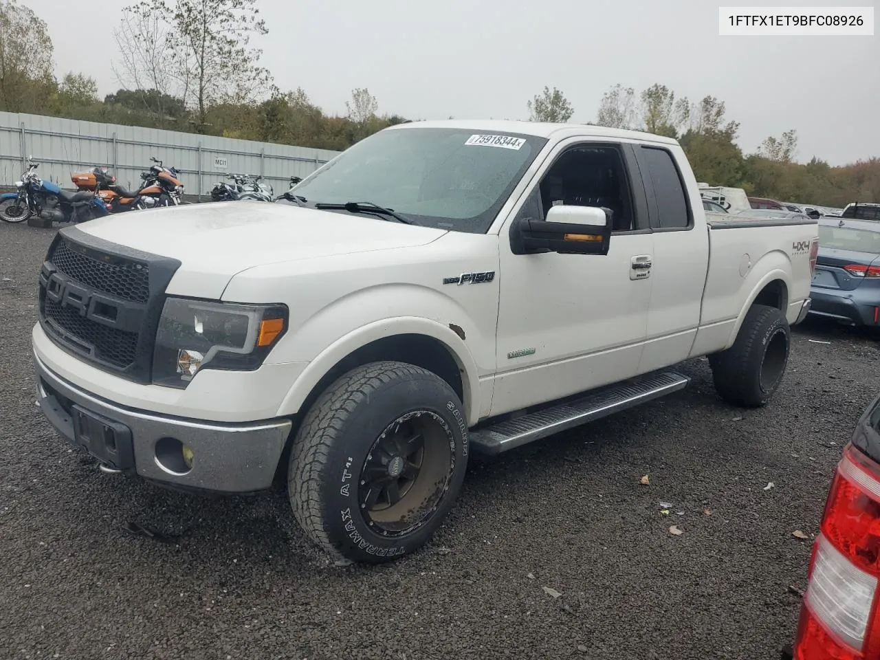 2011 Ford F150 Super Cab VIN: 1FTFX1ET9BFC08926 Lot: 75918344