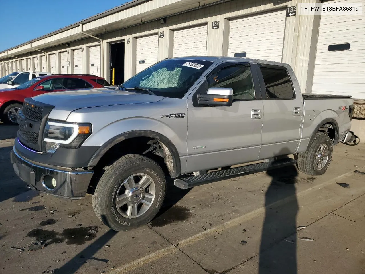 2011 Ford F150 Supercrew VIN: 1FTFW1ET3BFA85319 Lot: 76532004