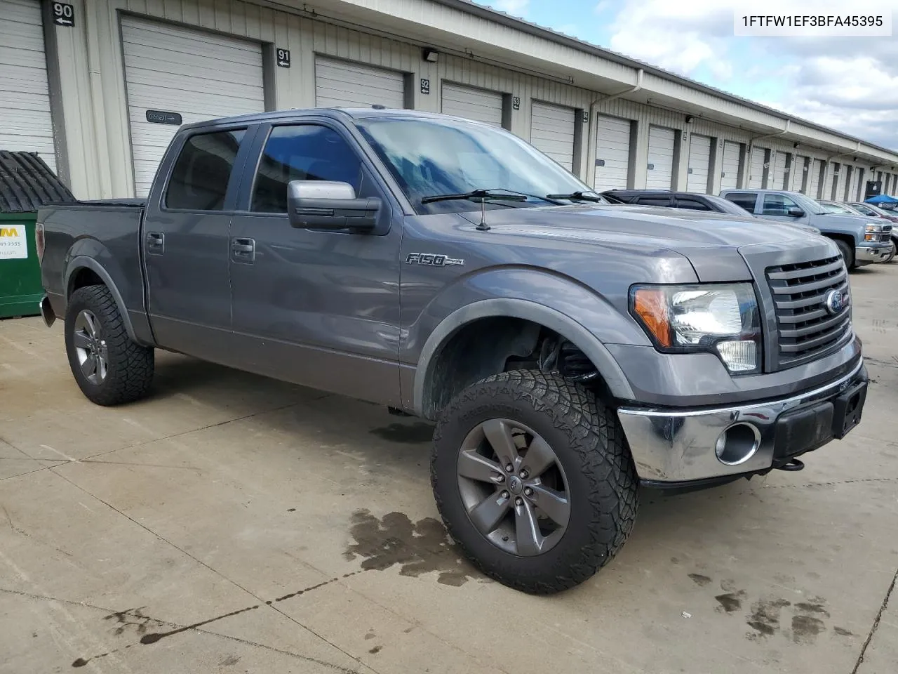 2011 Ford F150 Supercrew VIN: 1FTFW1EF3BFA45395 Lot: 76532834