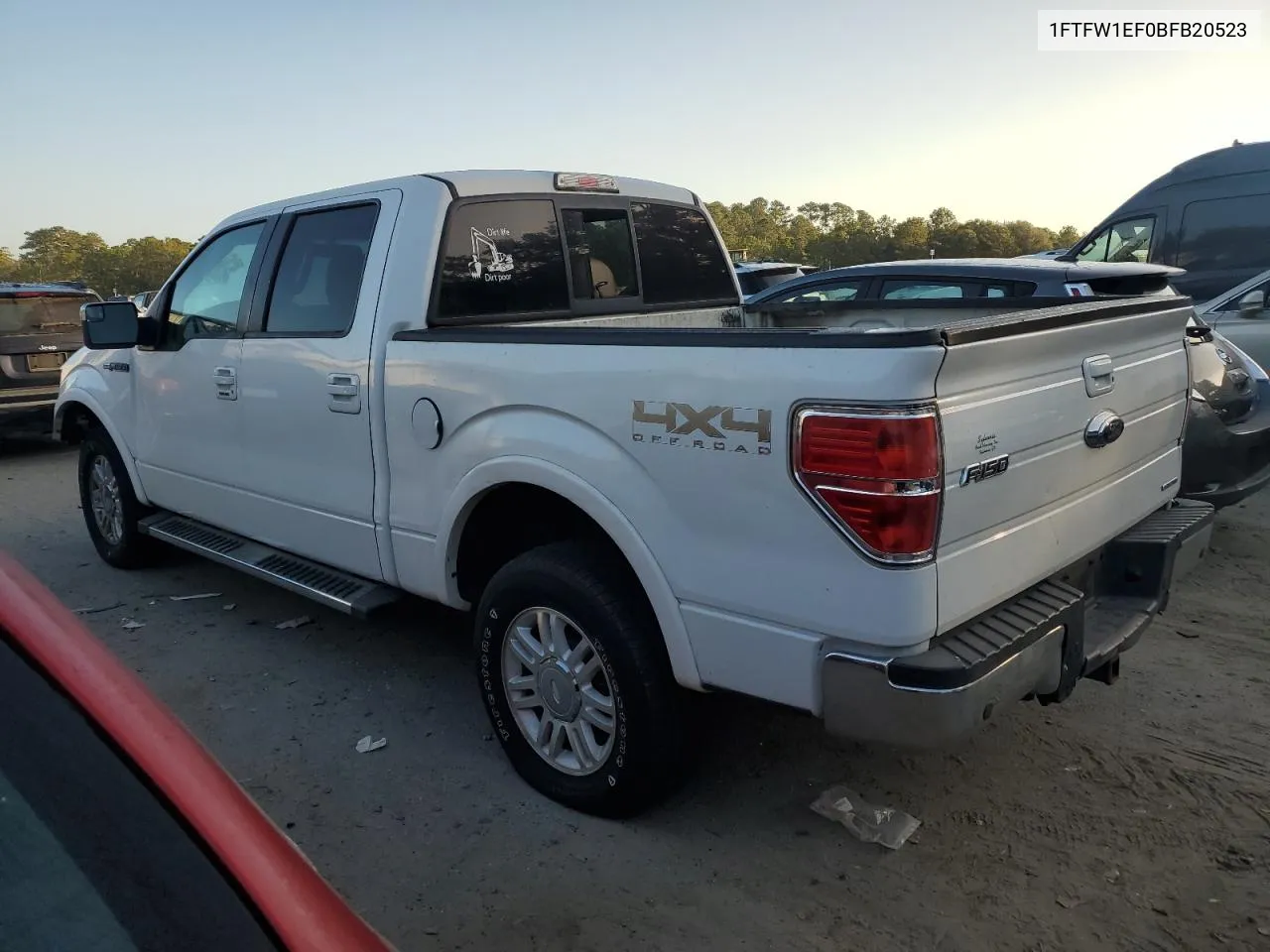 2011 Ford F150 Supercrew VIN: 1FTFW1EF0BFB20523 Lot: 76545934