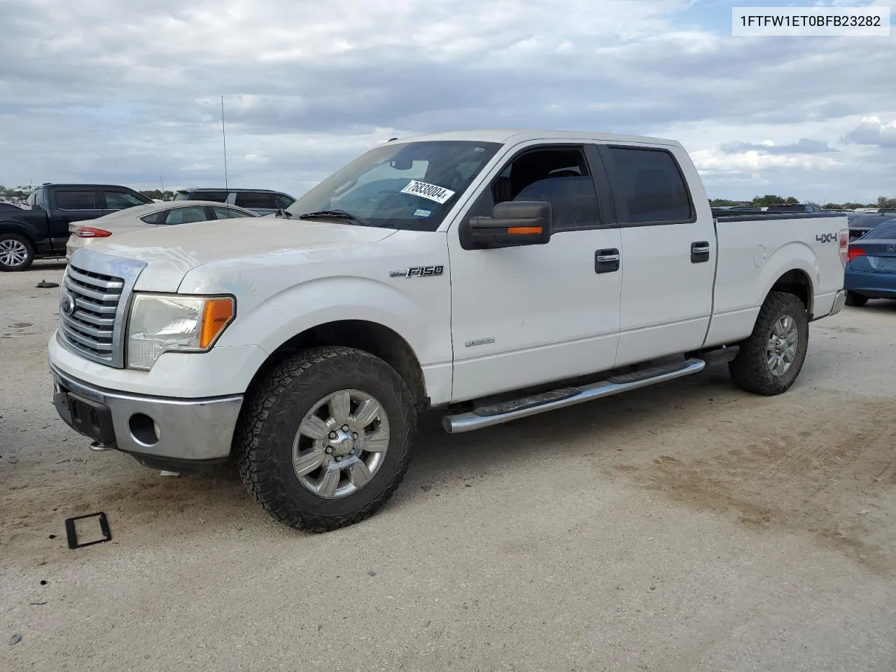 2011 Ford F150 Supercrew VIN: 1FTFW1ET0BFB23282 Lot: 76838004