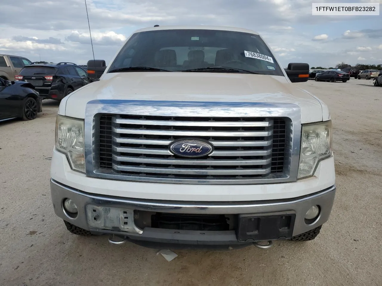 2011 Ford F150 Supercrew VIN: 1FTFW1ET0BFB23282 Lot: 76838004