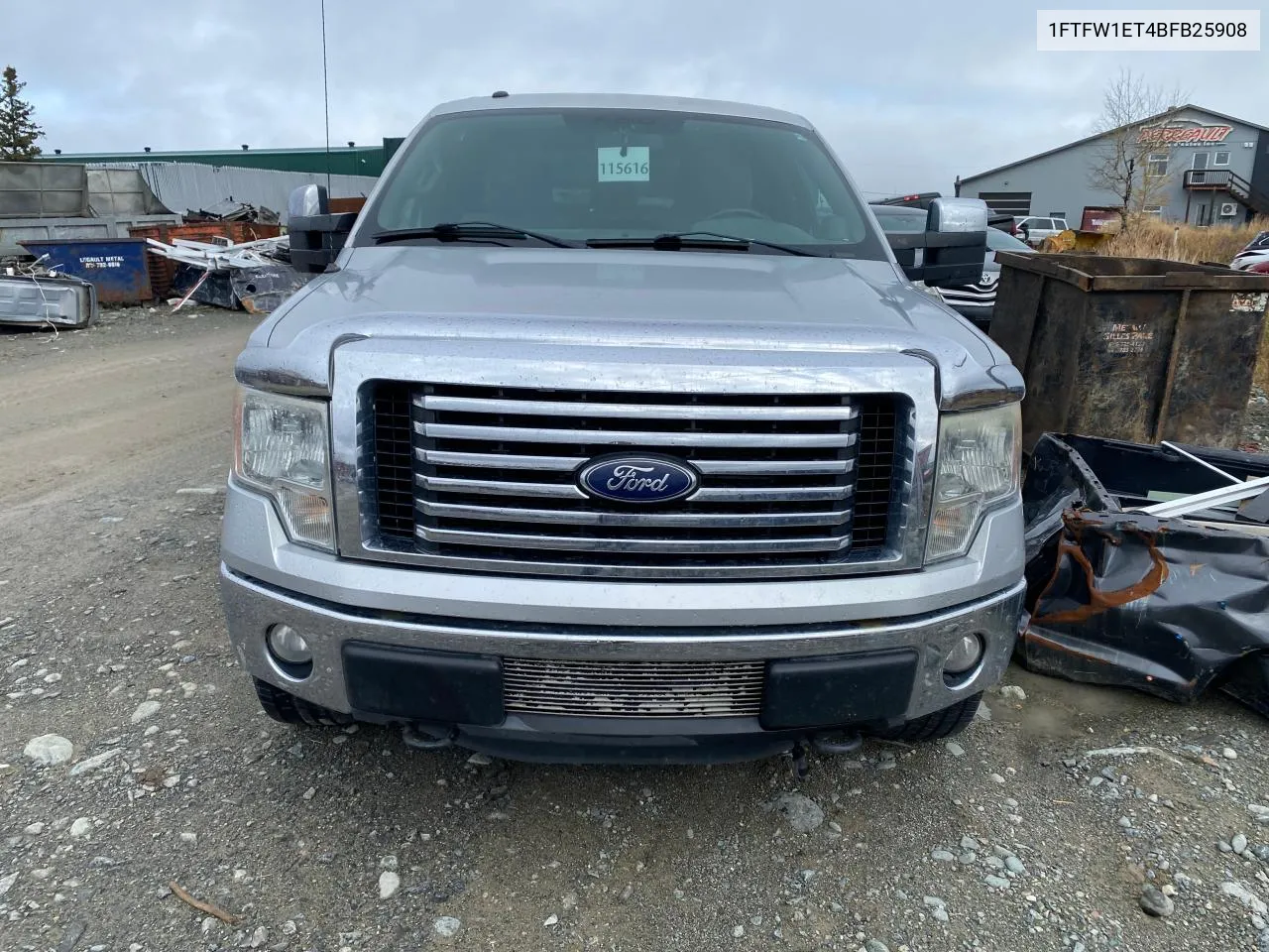 2011 Ford F150 Supercrew VIN: 1FTFW1ET4BFB25908 Lot: 77100944