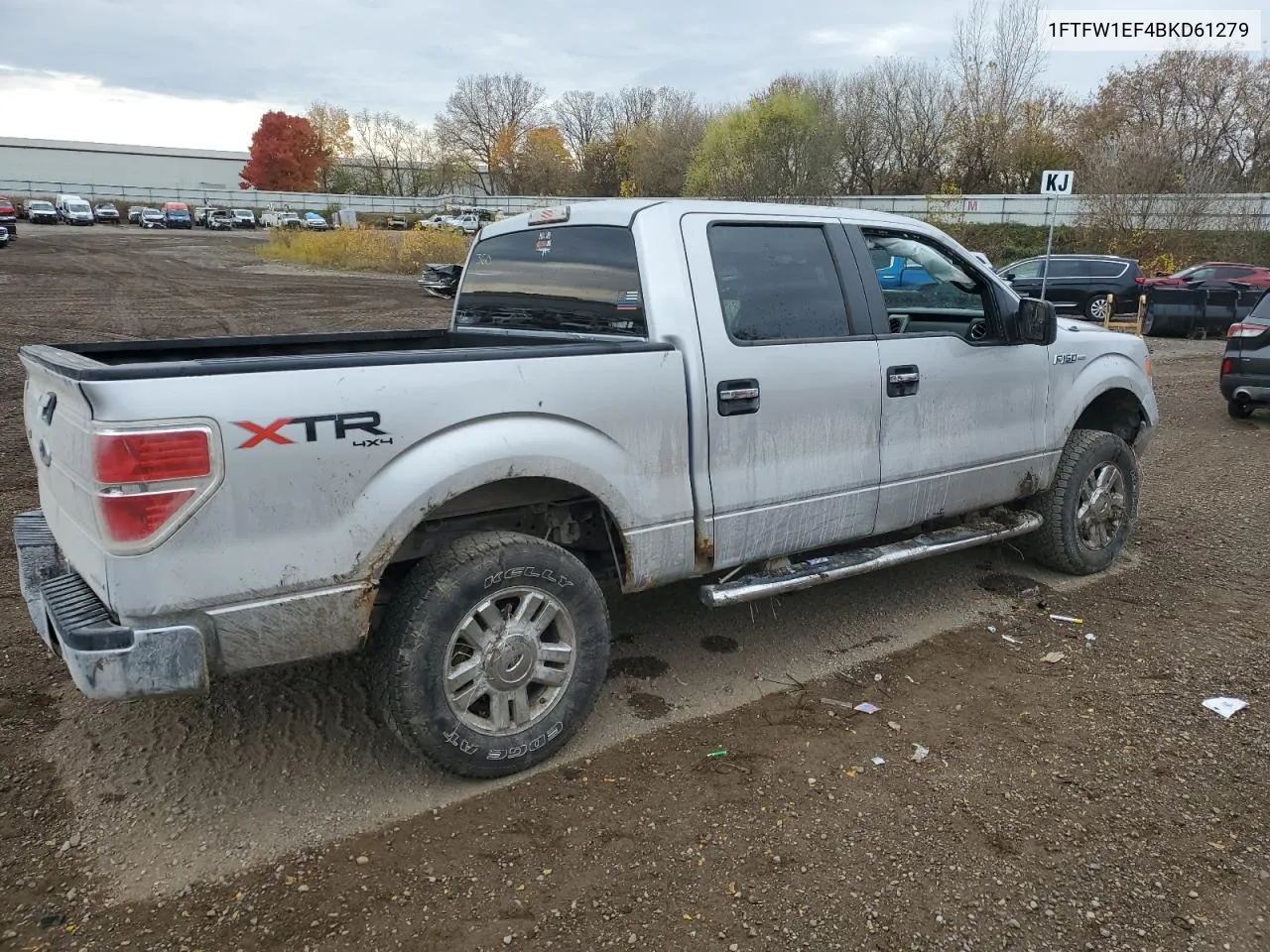 2011 Ford F150 Supercrew VIN: 1FTFW1EF4BKD61279 Lot: 77601104