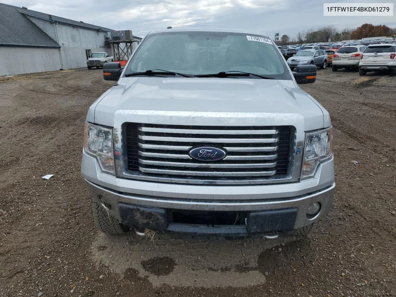 2011 Ford F150 Supercrew VIN: 1FTFW1EF4BKD61279 Lot: 77601104