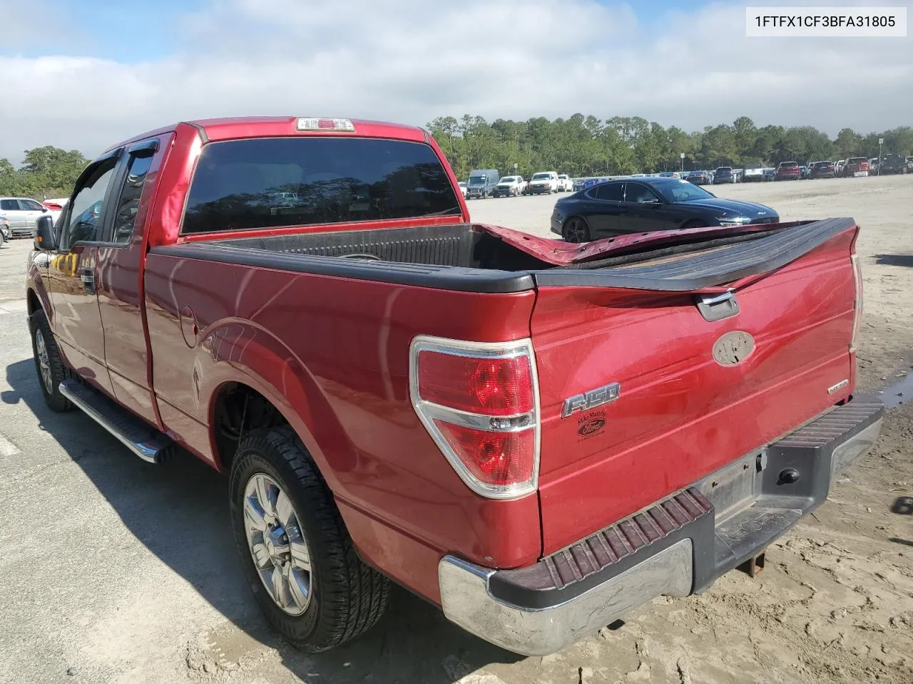 2011 Ford F150 Super Cab VIN: 1FTFX1CF3BFA31805 Lot: 77883054