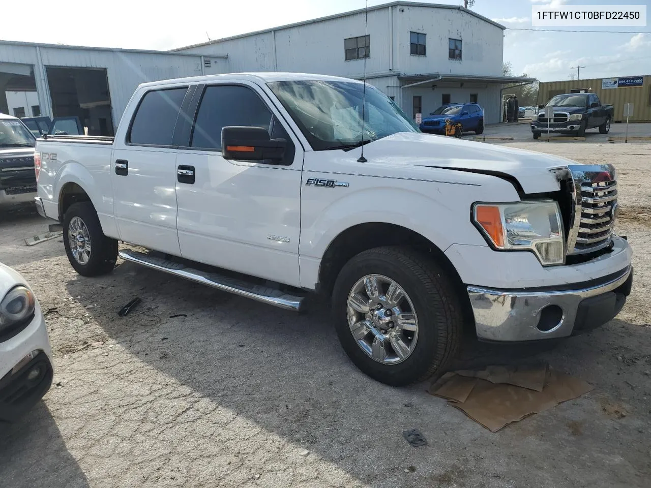 2011 Ford F150 Supercrew VIN: 1FTFW1CT0BFD22450 Lot: 78379684