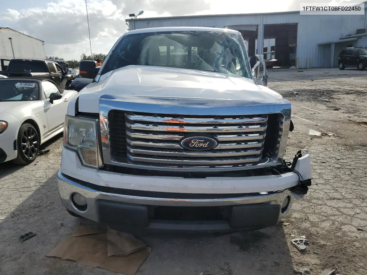 2011 Ford F150 Supercrew VIN: 1FTFW1CT0BFD22450 Lot: 78379684