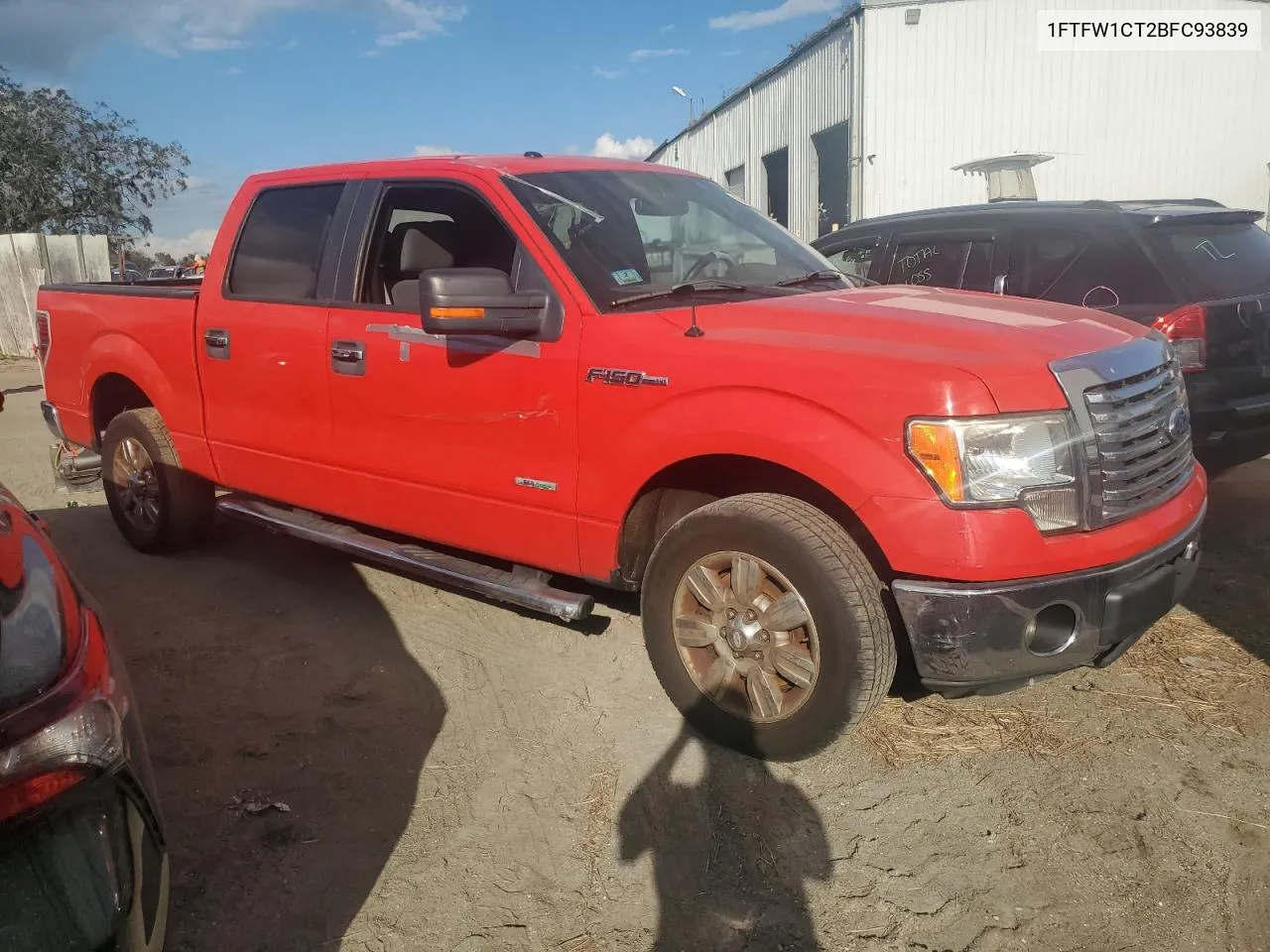 2011 Ford F150 Supercrew VIN: 1FTFW1CT2BFC93839 Lot: 78496234