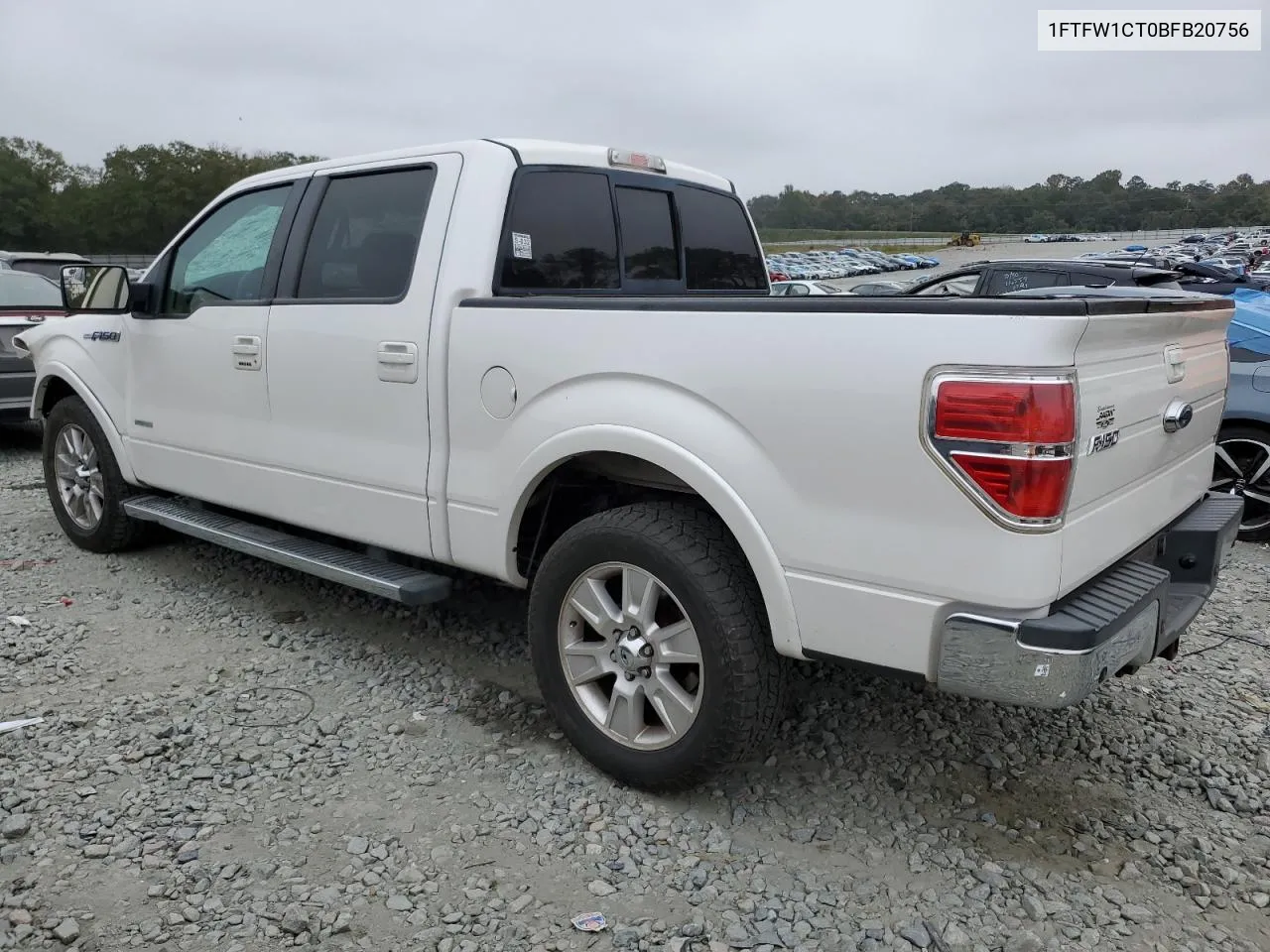 2011 Ford F150 Supercrew VIN: 1FTFW1CT0BFB20756 Lot: 78600894