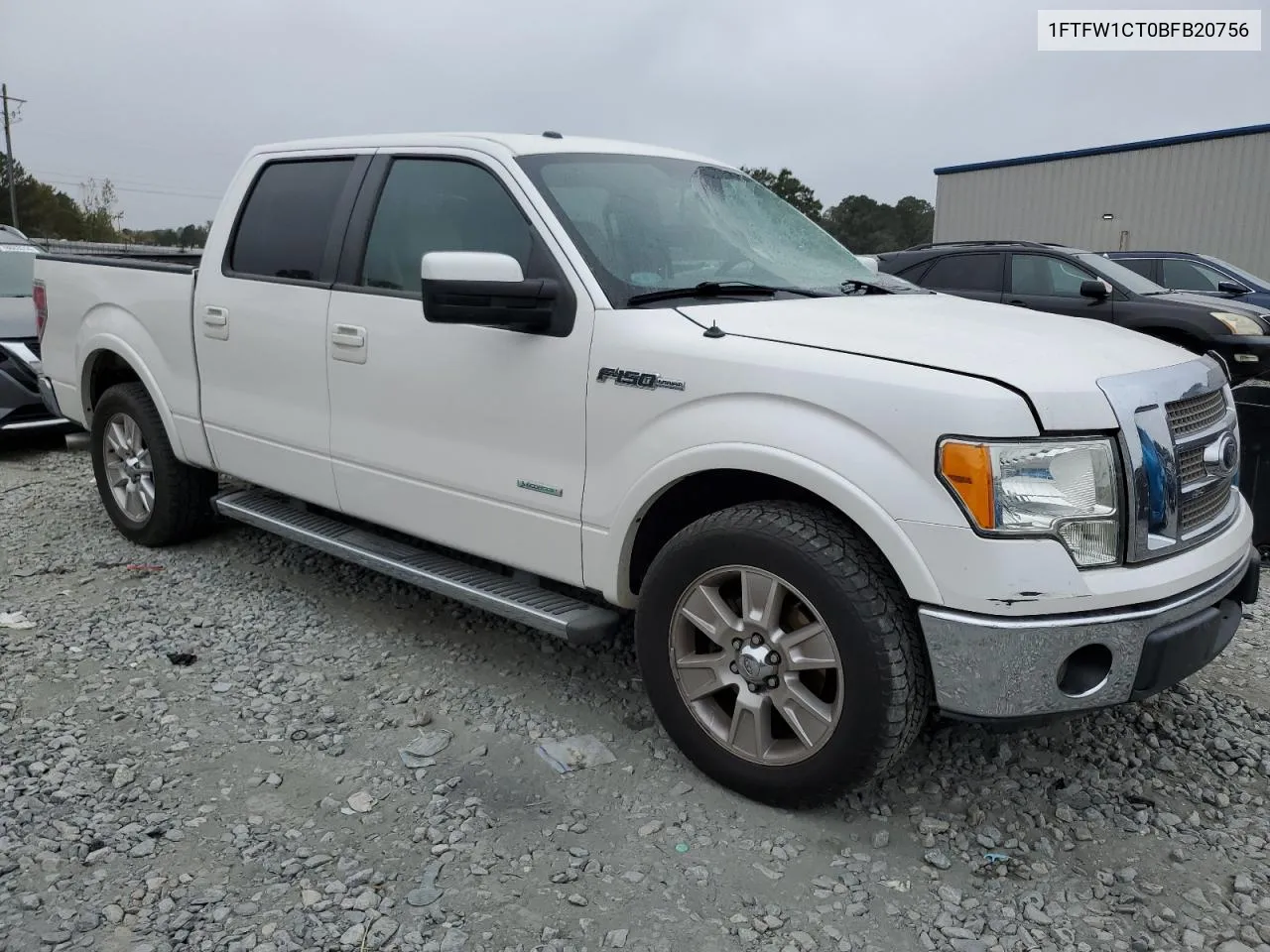 2011 Ford F150 Supercrew VIN: 1FTFW1CT0BFB20756 Lot: 78600894