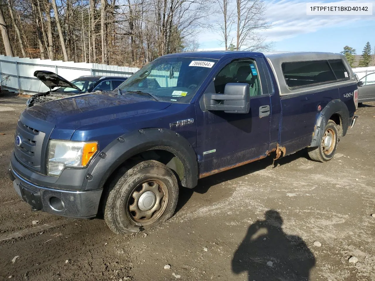 2011 Ford F150 VIN: 1FTPF1ET1BKD40142 Lot: 78660544