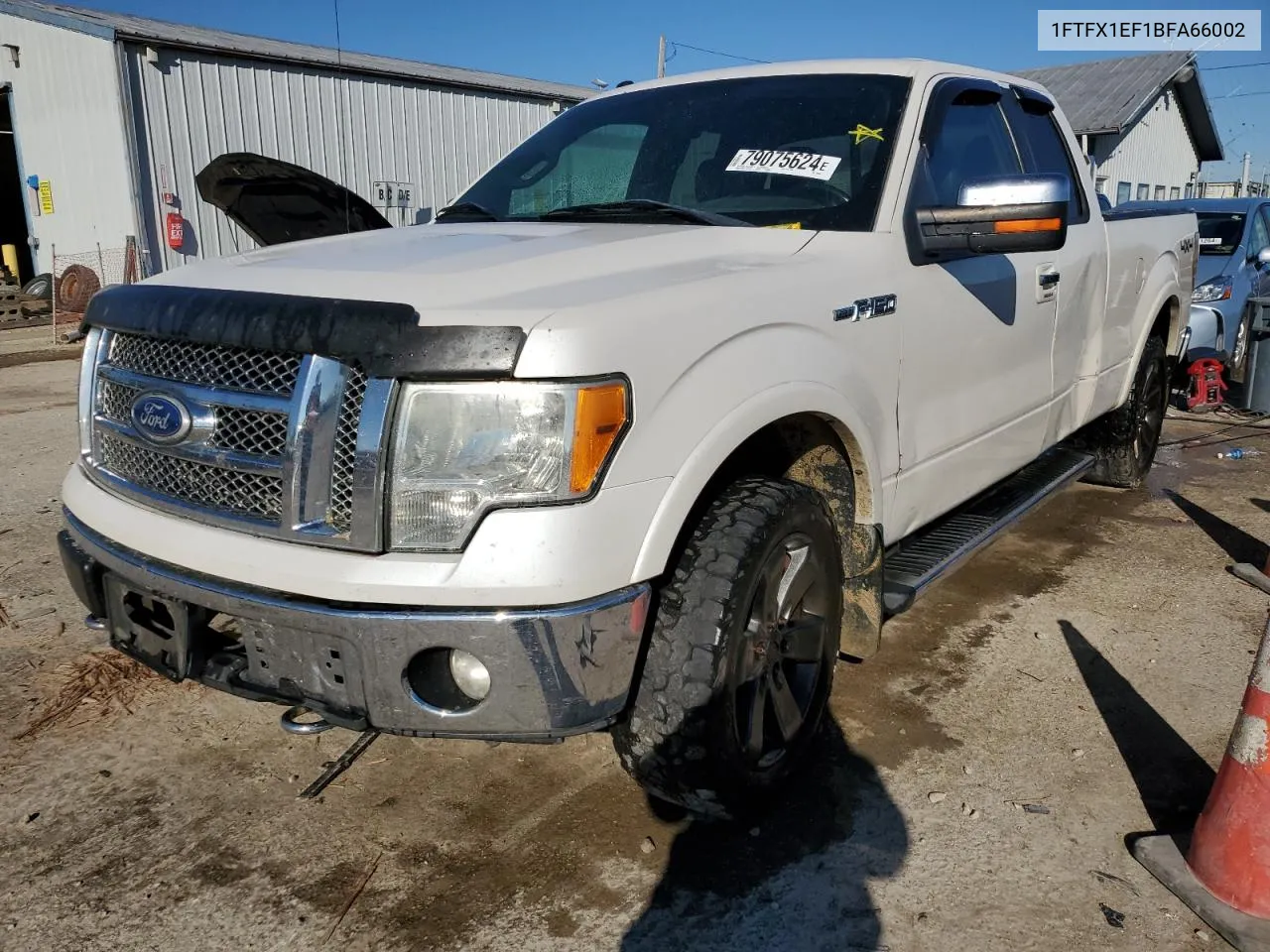 2011 Ford F150 Super Cab VIN: 1FTFX1EF1BFA66002 Lot: 79075624