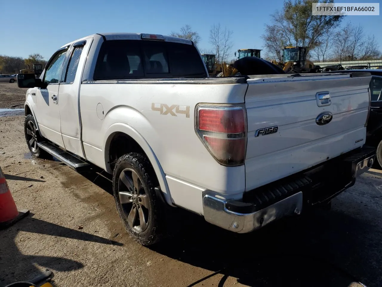 2011 Ford F150 Super Cab VIN: 1FTFX1EF1BFA66002 Lot: 79075624