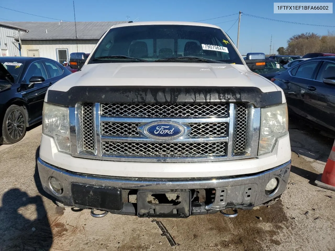 2011 Ford F150 Super Cab VIN: 1FTFX1EF1BFA66002 Lot: 79075624