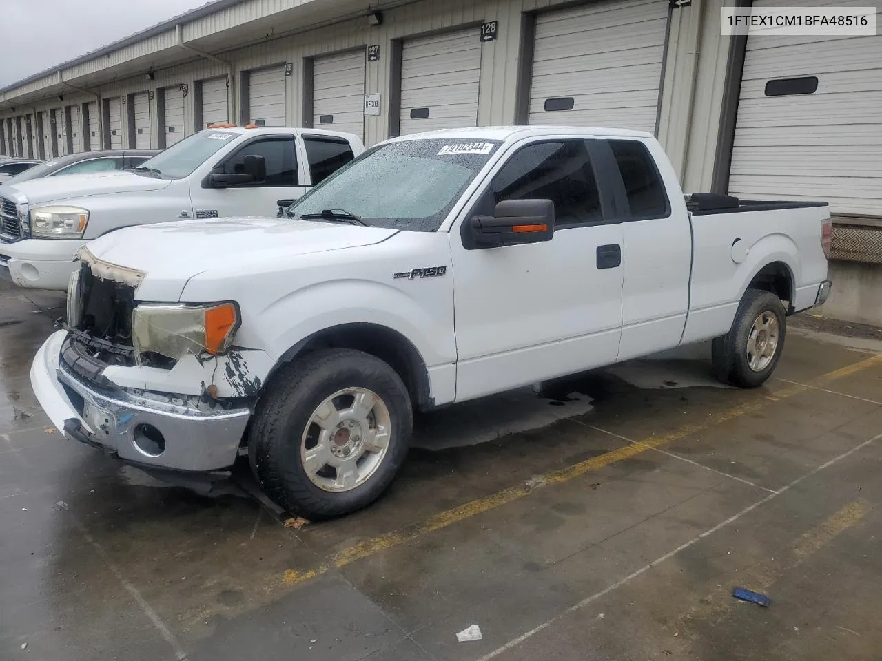 2011 Ford F150 Super Cab VIN: 1FTEX1CM1BFA48516 Lot: 79182344