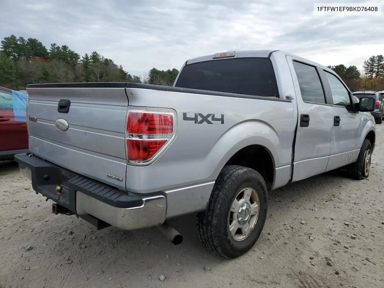 2011 Ford F150 Supercrew VIN: 1FTFW1EF9BKD76408 Lot: 79305724