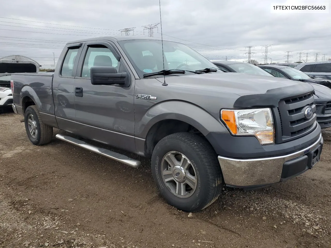 2011 Ford F150 Super Cab VIN: 1FTEX1CM2BFC56663 Lot: 79511304