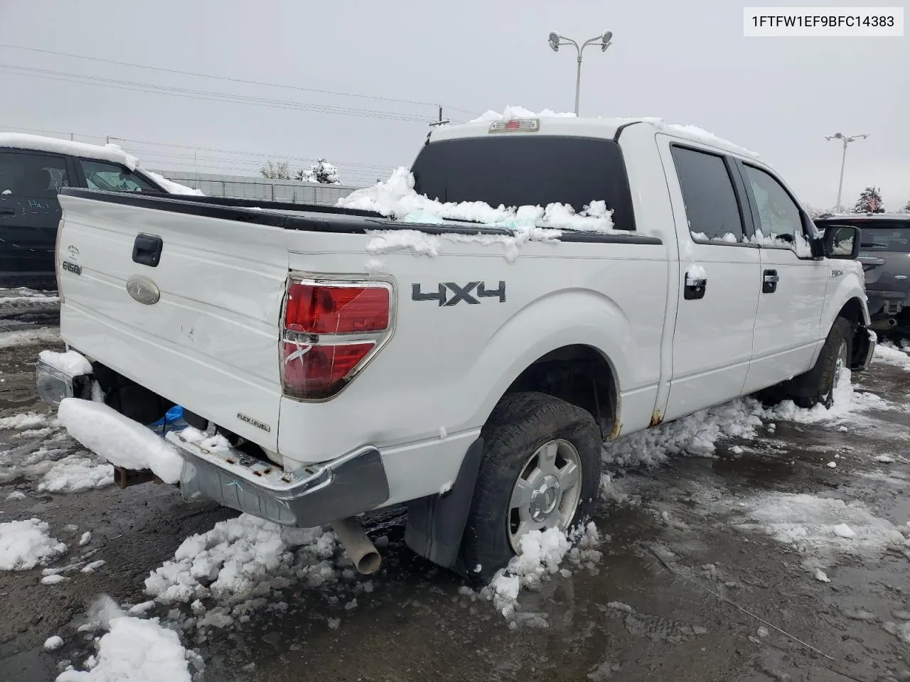 2011 Ford F150 Supercrew VIN: 1FTFW1EF9BFC14383 Lot: 79513064