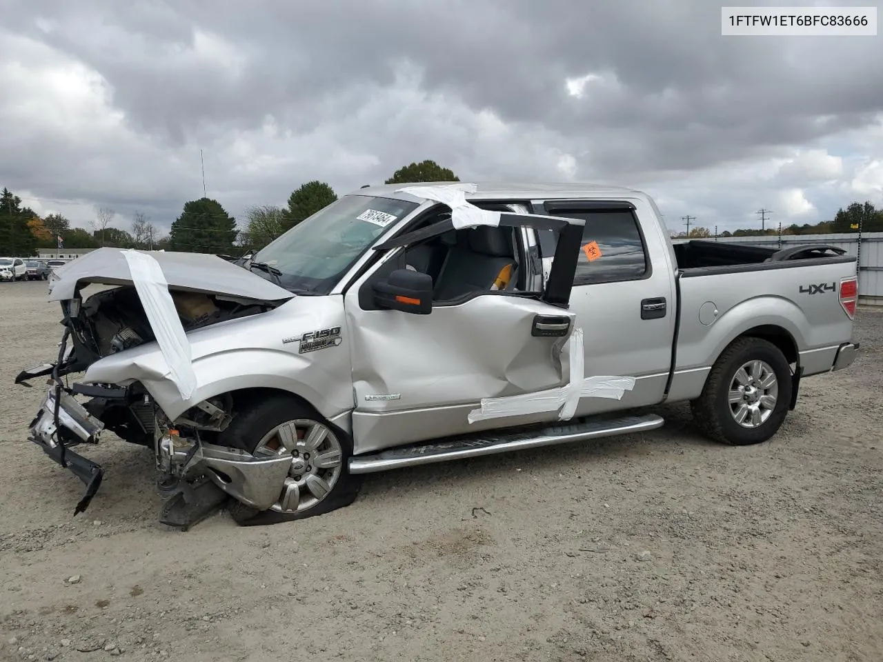 2011 Ford F150 Supercrew VIN: 1FTFW1ET6BFC83666 Lot: 79613464