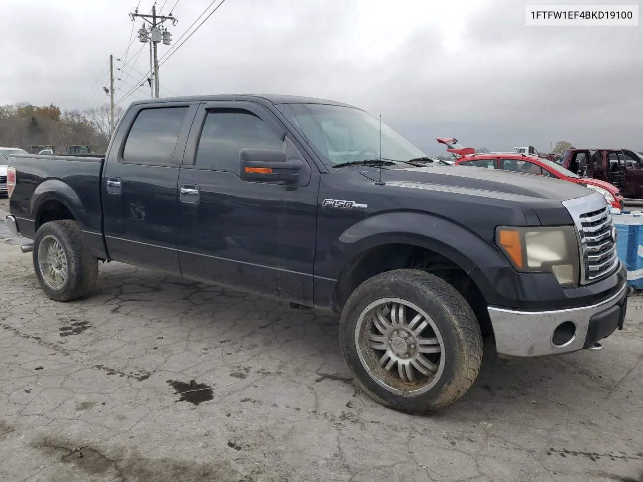 2011 Ford F150 Supercrew VIN: 1FTFW1EF4BKD19100 Lot: 79771254