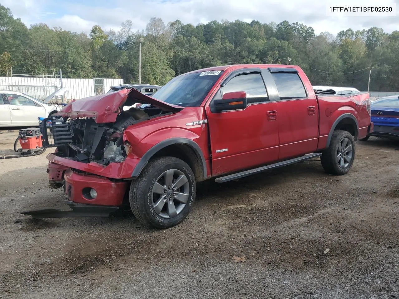 2011 Ford F150 Supercrew VIN: 1FTFW1ET1BFD02530 Lot: 79966084