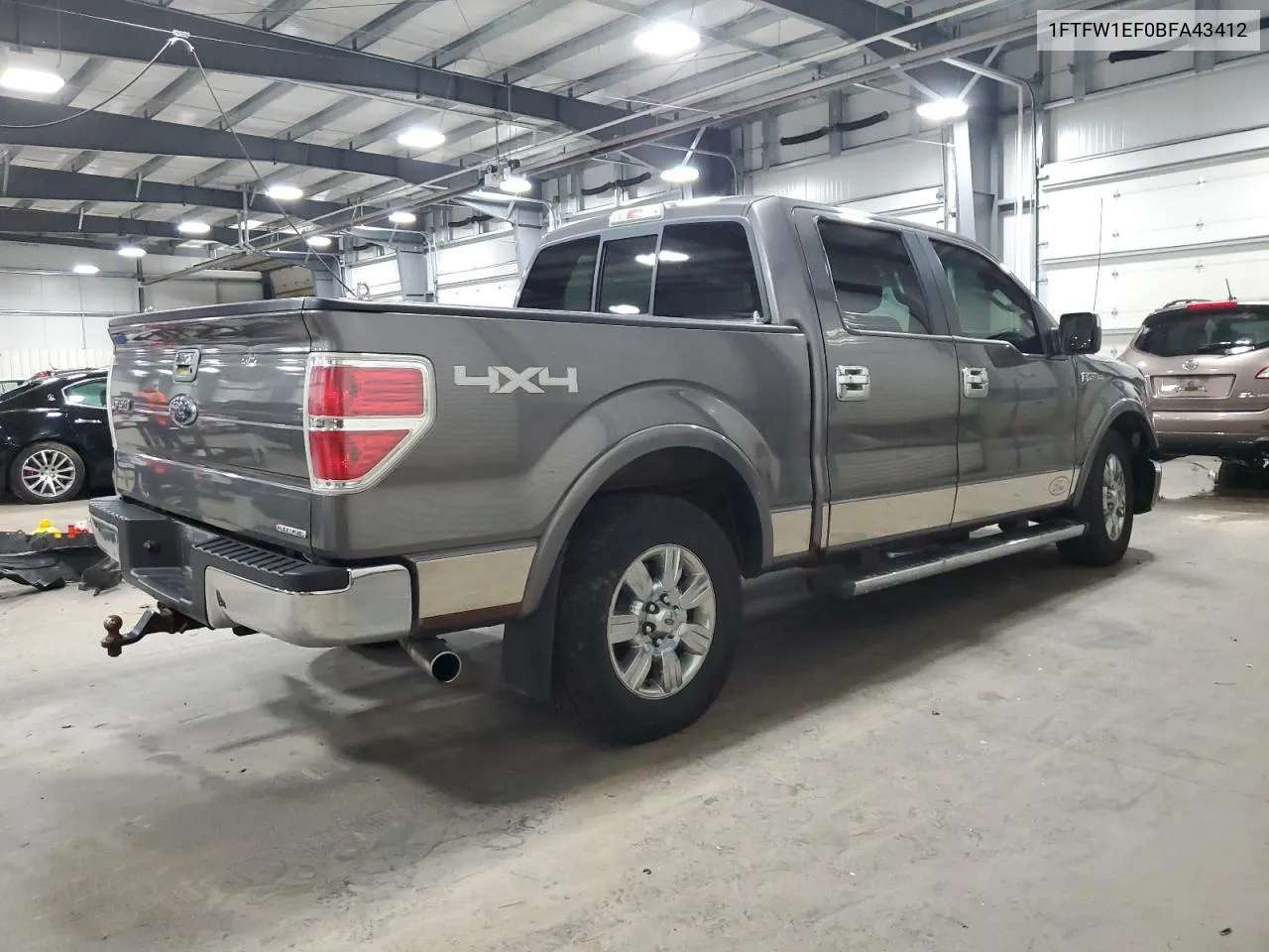 2011 Ford F150 Supercrew VIN: 1FTFW1EF0BFA43412 Lot: 80057774