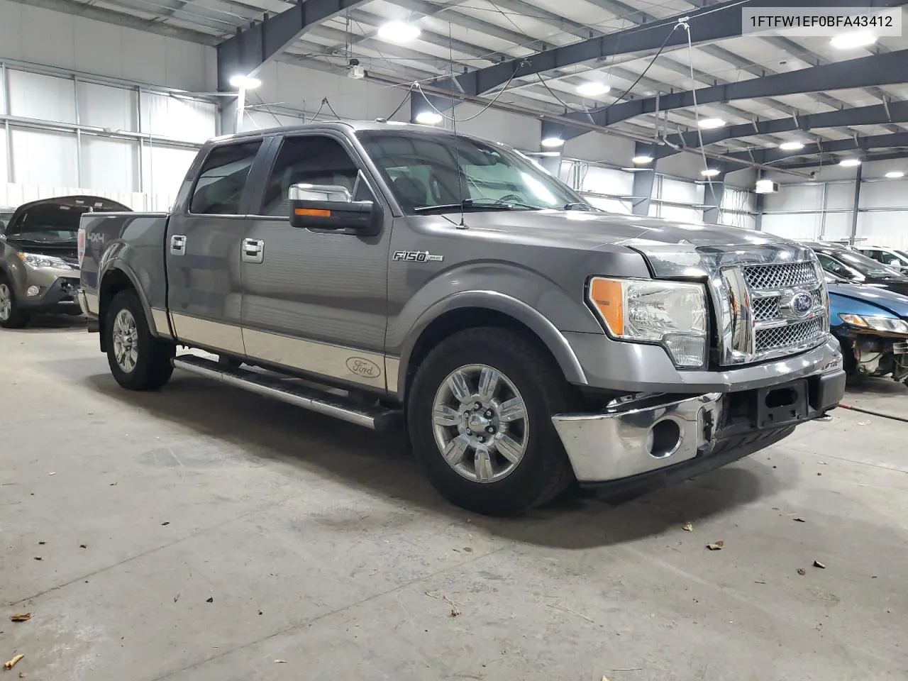 2011 Ford F150 Supercrew VIN: 1FTFW1EF0BFA43412 Lot: 80057774