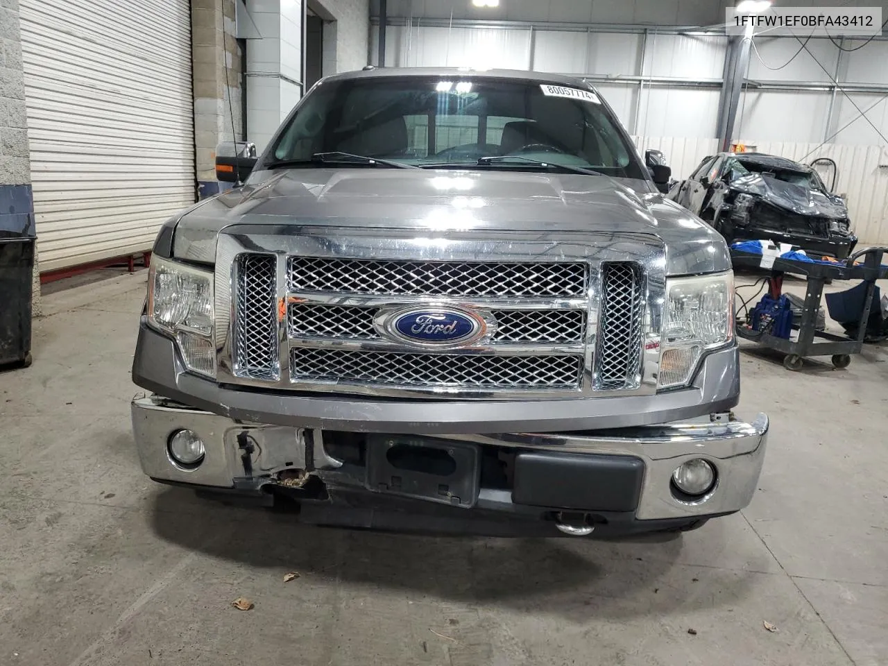 2011 Ford F150 Supercrew VIN: 1FTFW1EF0BFA43412 Lot: 80057774