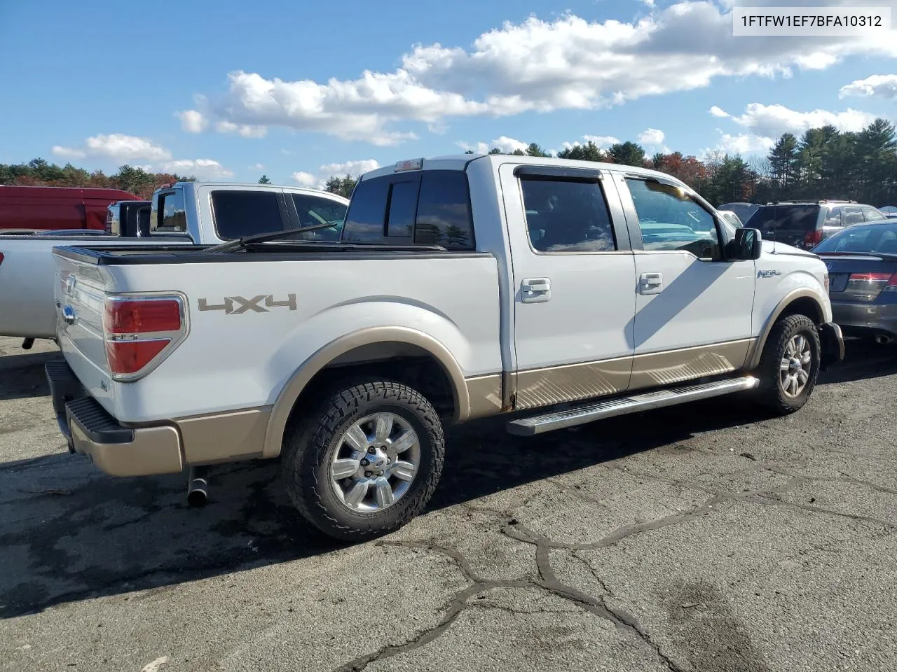 2011 Ford F150 Supercrew VIN: 1FTFW1EF7BFA10312 Lot: 80120454