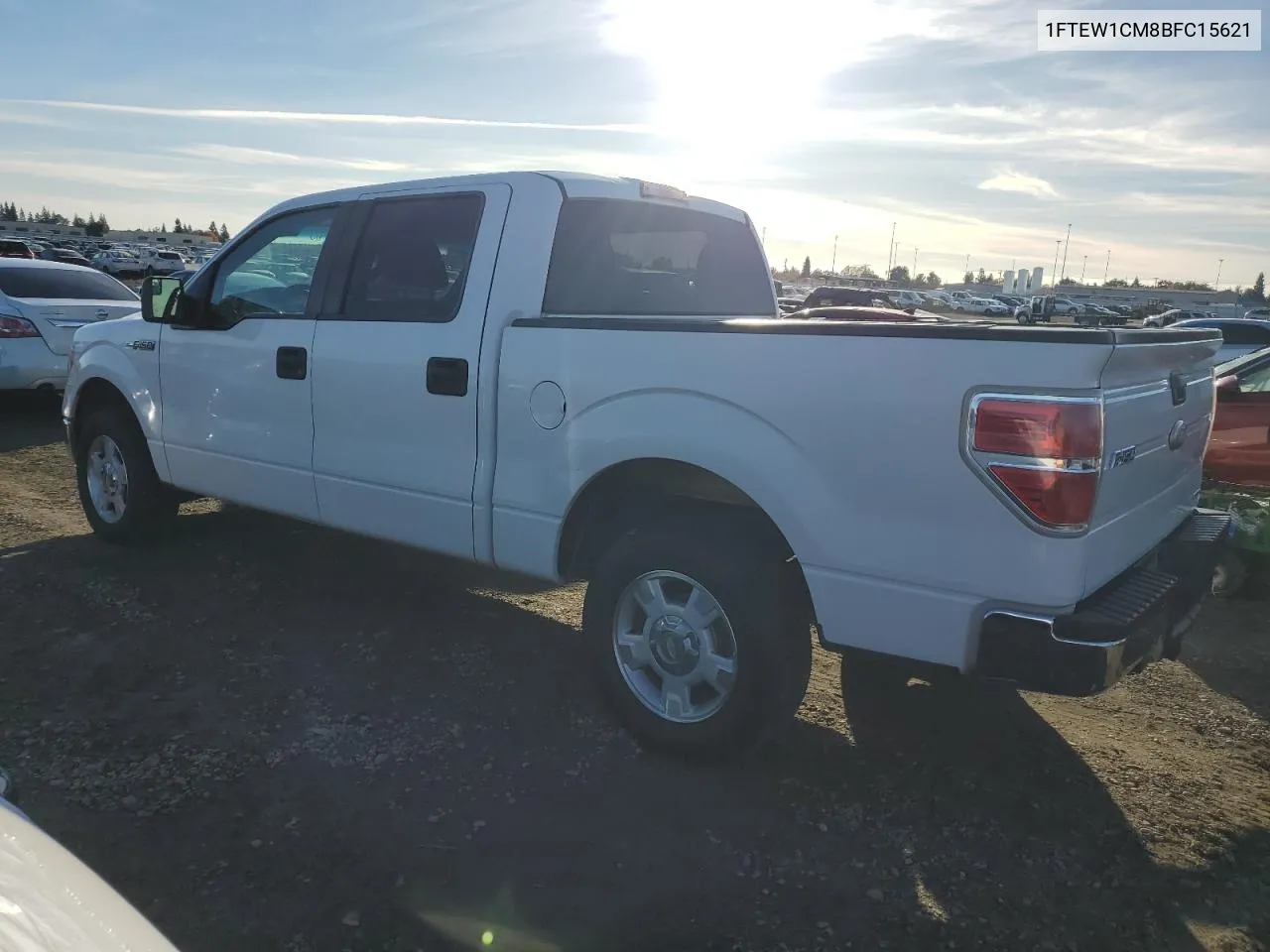 2011 Ford F150 Supercrew VIN: 1FTEW1CM8BFC15621 Lot: 80346434