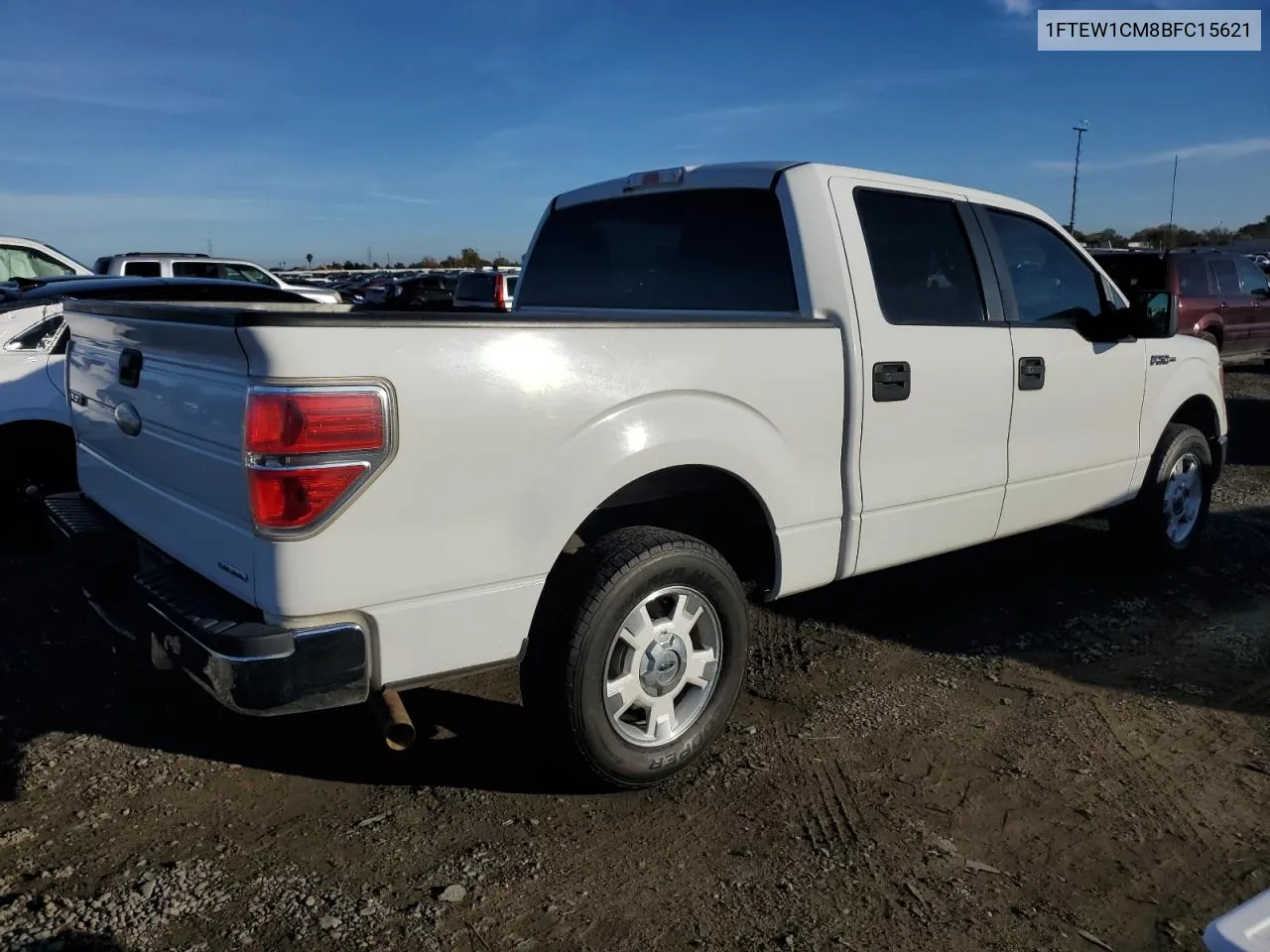 2011 Ford F150 Supercrew VIN: 1FTEW1CM8BFC15621 Lot: 80346434