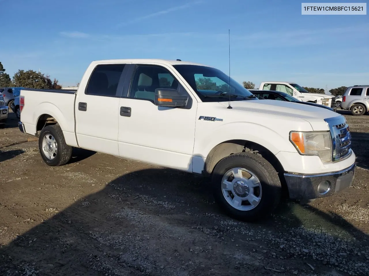 2011 Ford F150 Supercrew VIN: 1FTEW1CM8BFC15621 Lot: 80346434